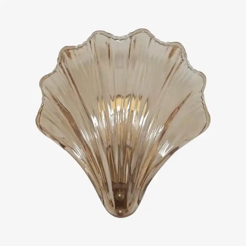 Applique murale vintage LED \\"Coquillage Glass\\"