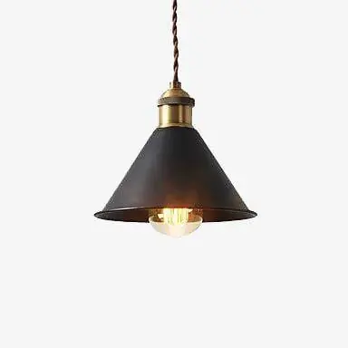 Suspension LED Industrielle avec Abat-Jour en Métal