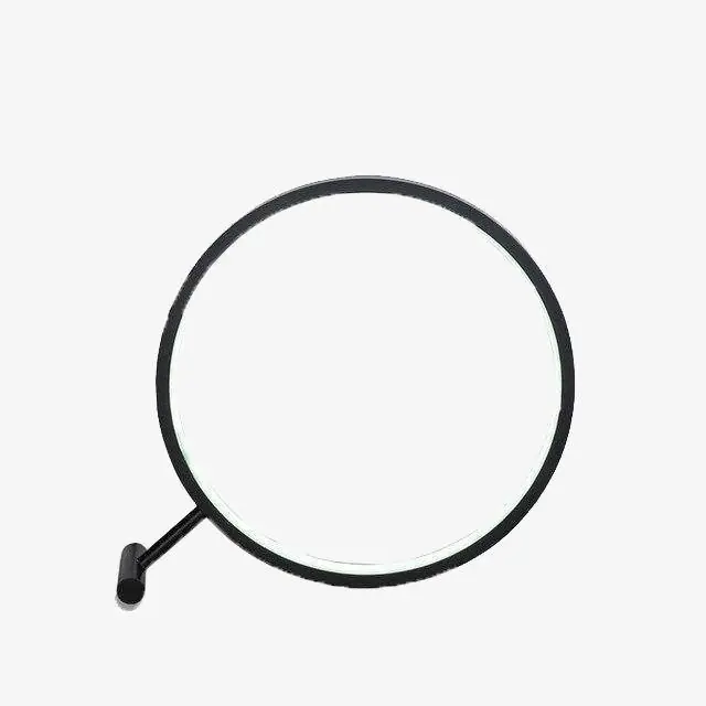 Lampe LED Circulaire Noire Design