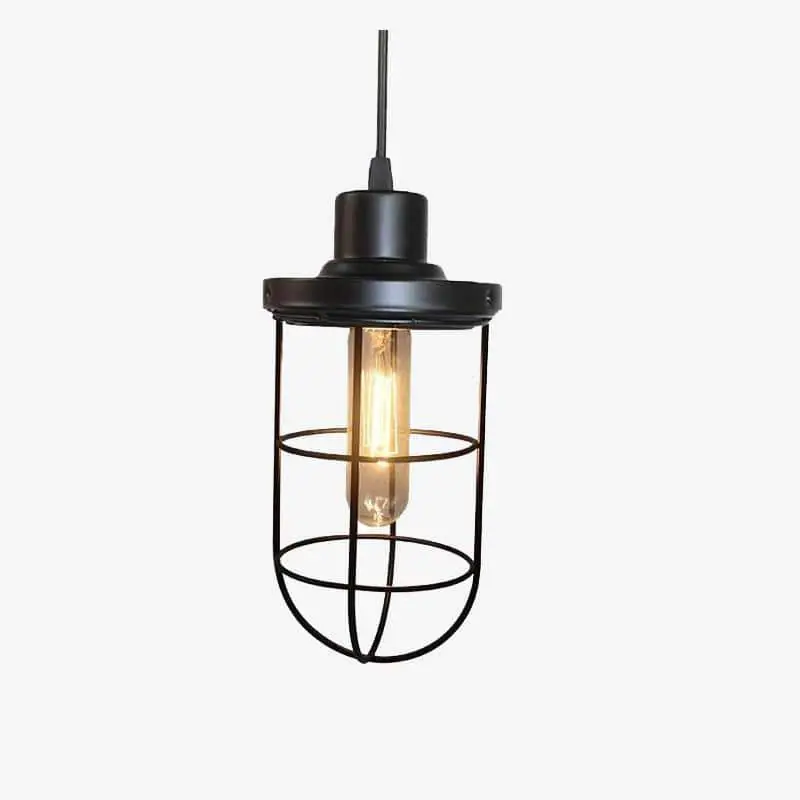 Suspension rétro industriel LED \\"Cage Light\\"