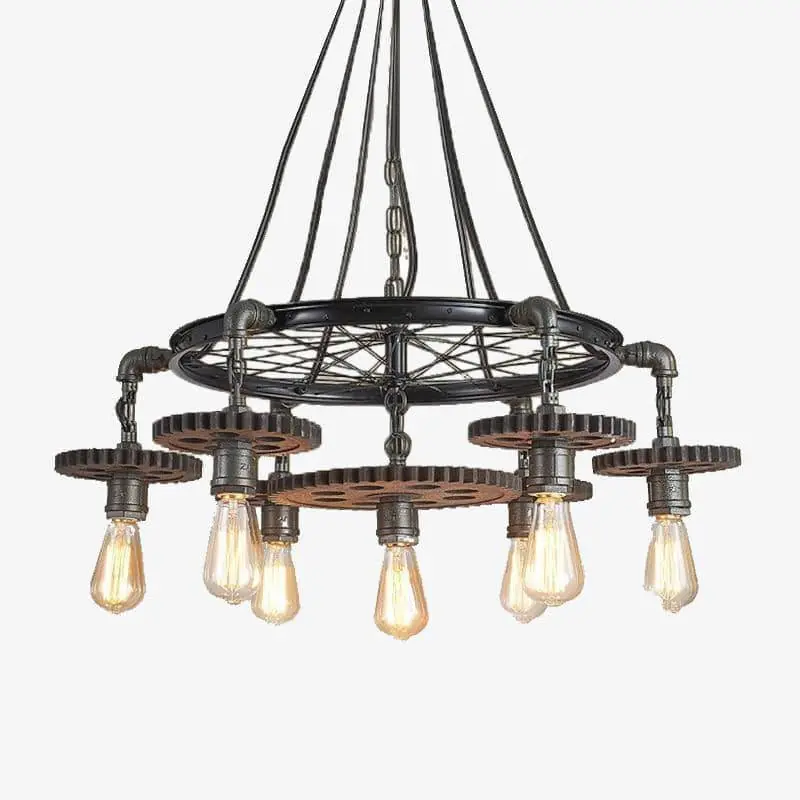 Lustre rétro LED \\"Édition Industrielle\\"