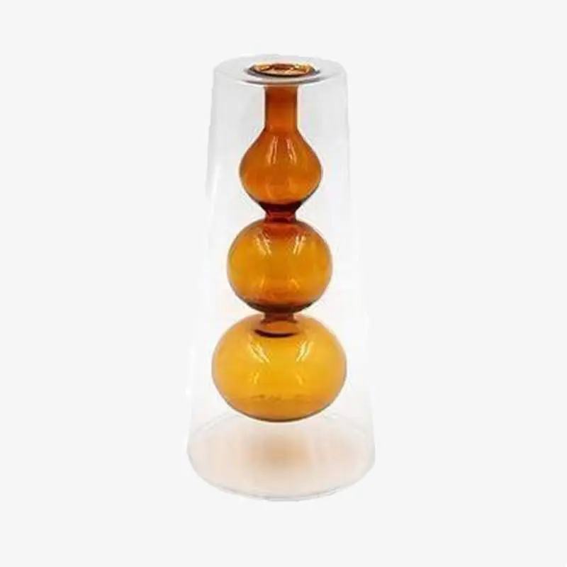 Vase en verre design coloré \\"Créativité\\"