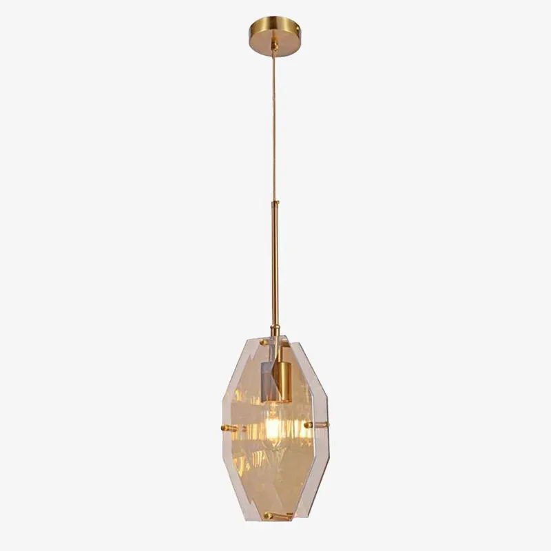 Luminaire LED \\"Luxury Geometric Glass\\"