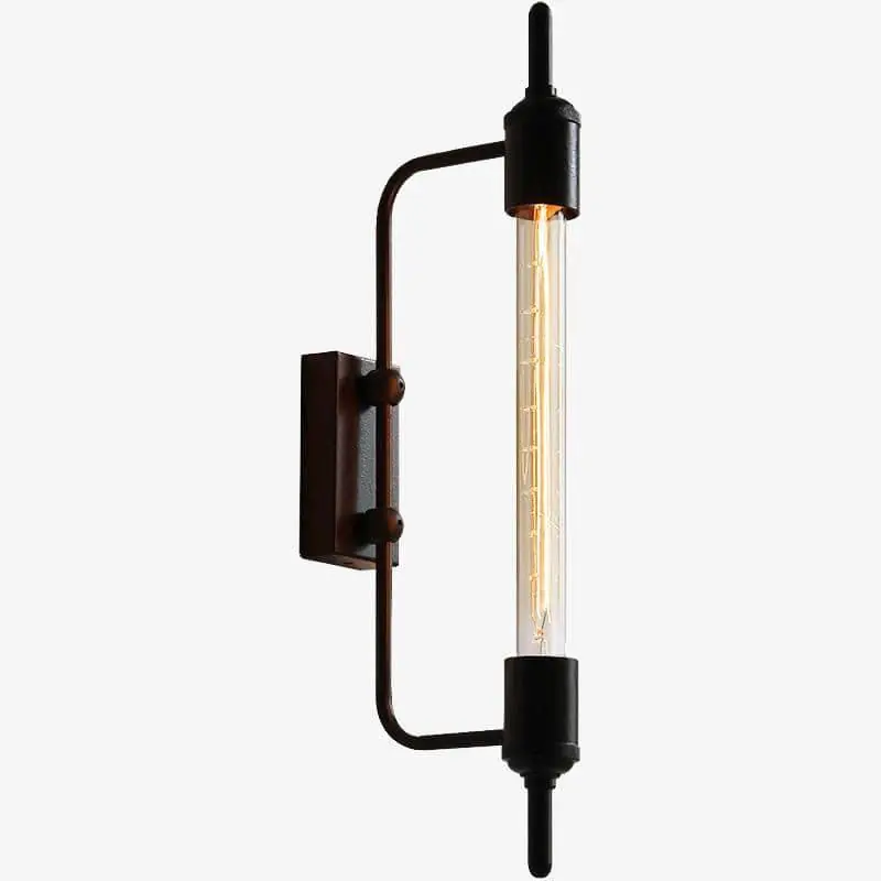 Applique murale LED industrielle rétro en métal