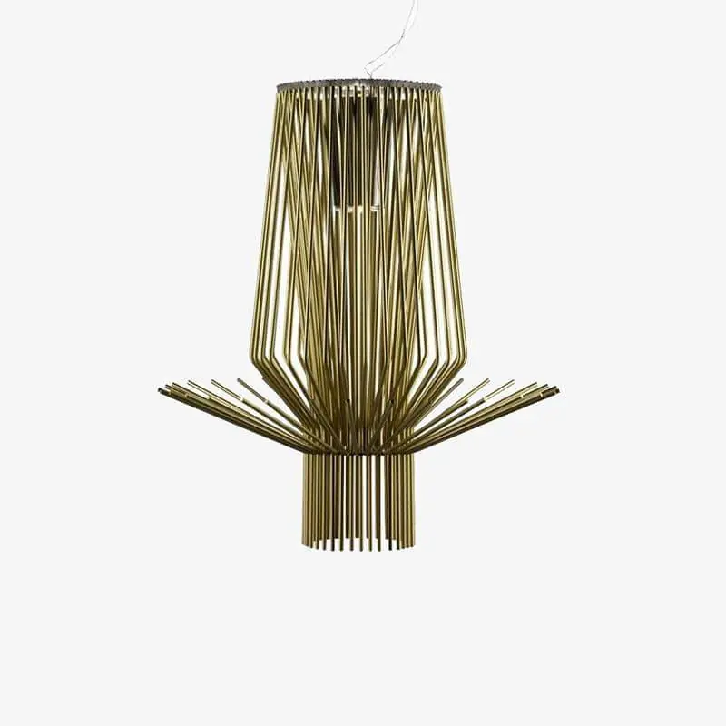 Suspension design LED \\"Cage Lumière\\"