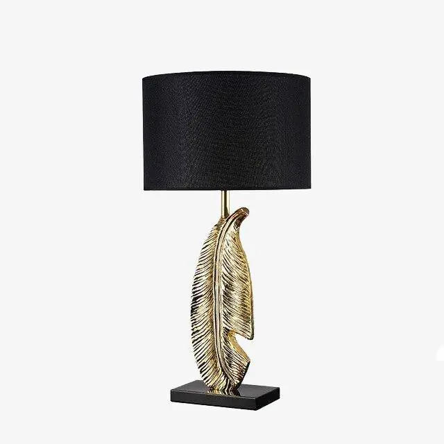 Lampe à poser LED Luxury Plume d'Or