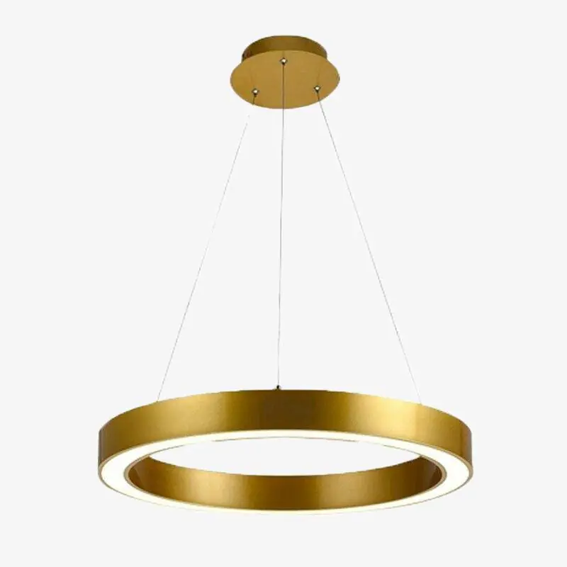 Suspension LED Luxe en Métal Épais