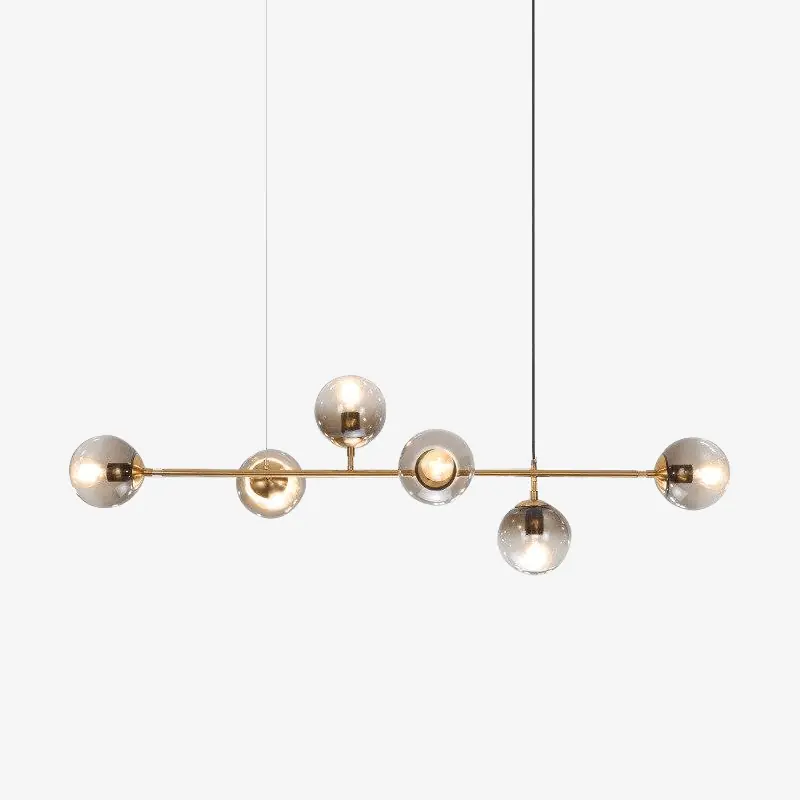 Suspension LED Design avec Abats-jour Métalliques