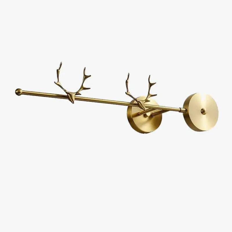 Applique murale LED Cerf Doré