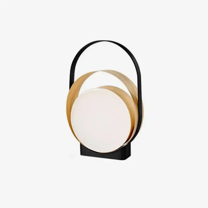 Lampe à poser LED design Metallic Rings & Light Disk