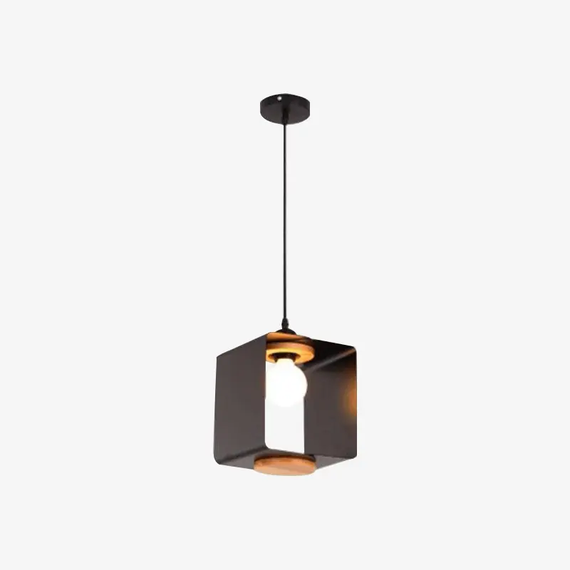 Suspension LED Cube Colorée Creative