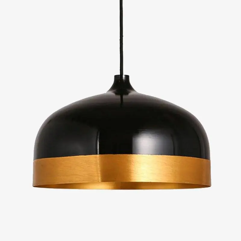 Suspension LED Design Noir Arrondi Loft
