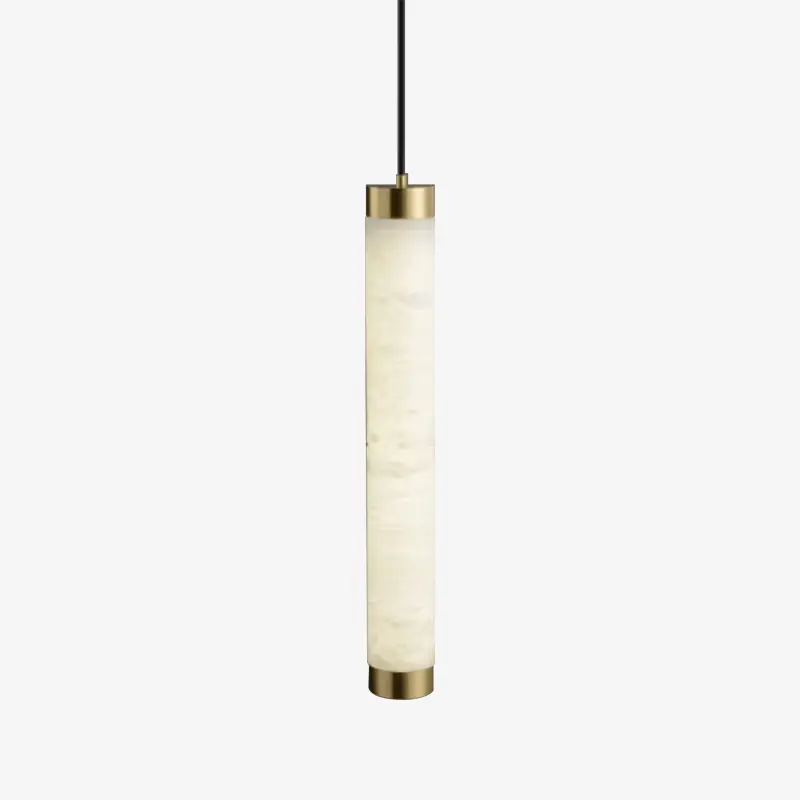 Suspension LED Marbre Doré