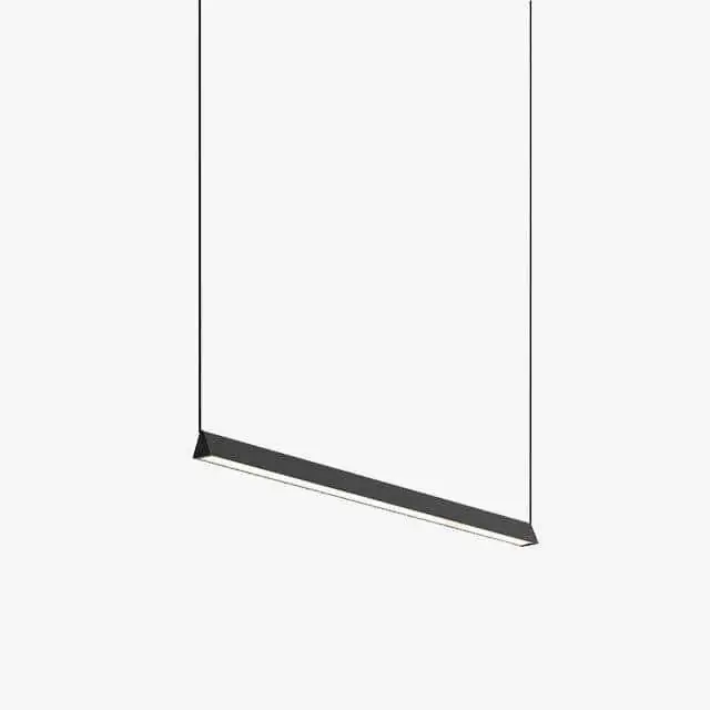 Suspension LED Loft Noire Élancée