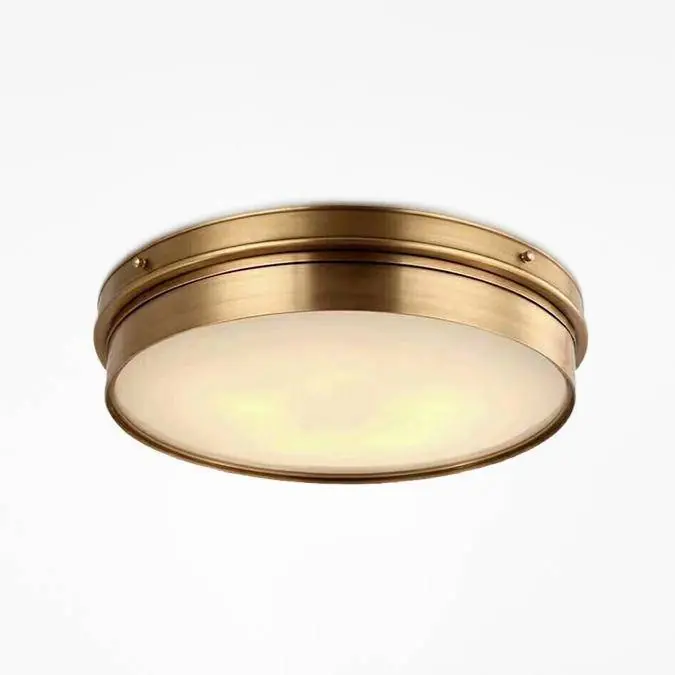 Plafonnier LED doré design