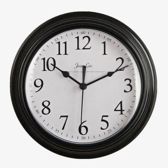 Horloge 22cm Border en couleur, style minimaliste