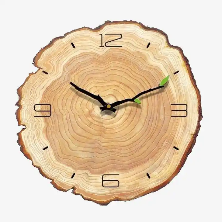 Horloge Sily - Style Tronc d'Arbre 30cm