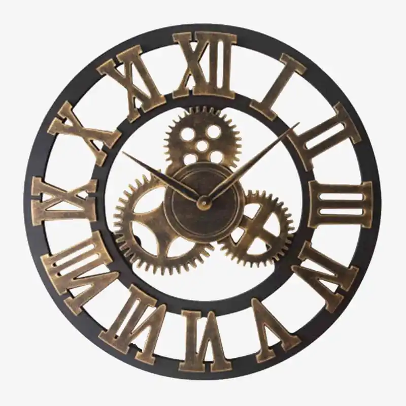 Horloge murale vintage Numeral en métal.