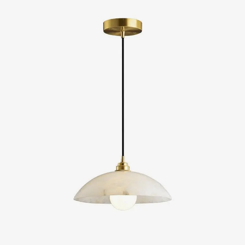 Suspension LED Marbre Blanc