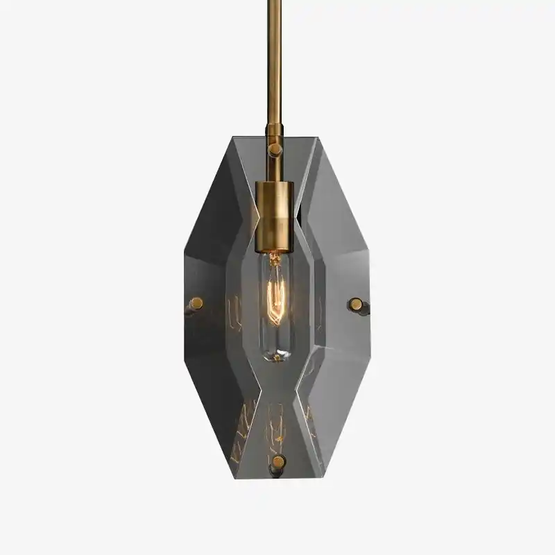 Suspension LED Crystal Gold Loft