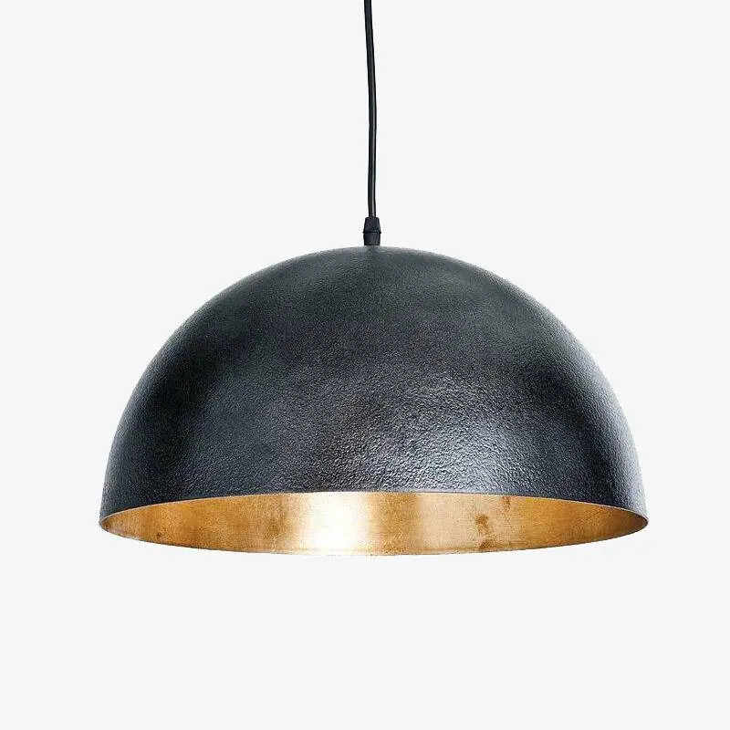 Suspension LED de Luxe avec Luminaire Métallique Arrondi