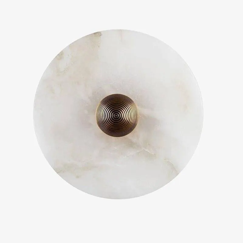 Applique murale design LED - Marbre blanc