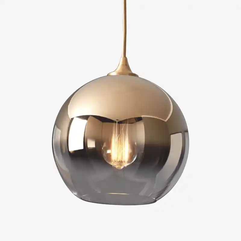 Suspension LED en boule de verre Loft.