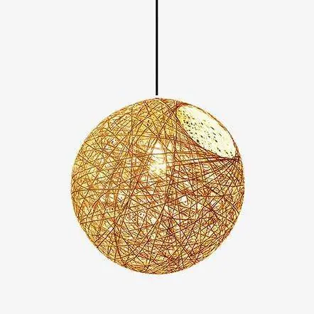 Suspension en rotin LED \\"Light Ball\\"