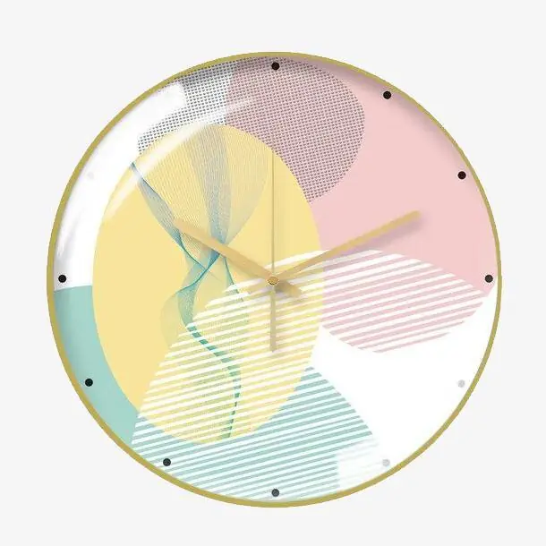 Horloge ronde colorée Creative de 30cm