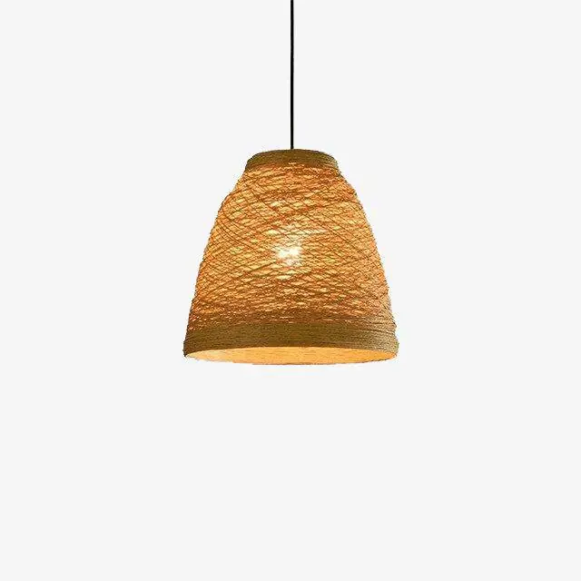 Suspension en rotin LED Farm Colors