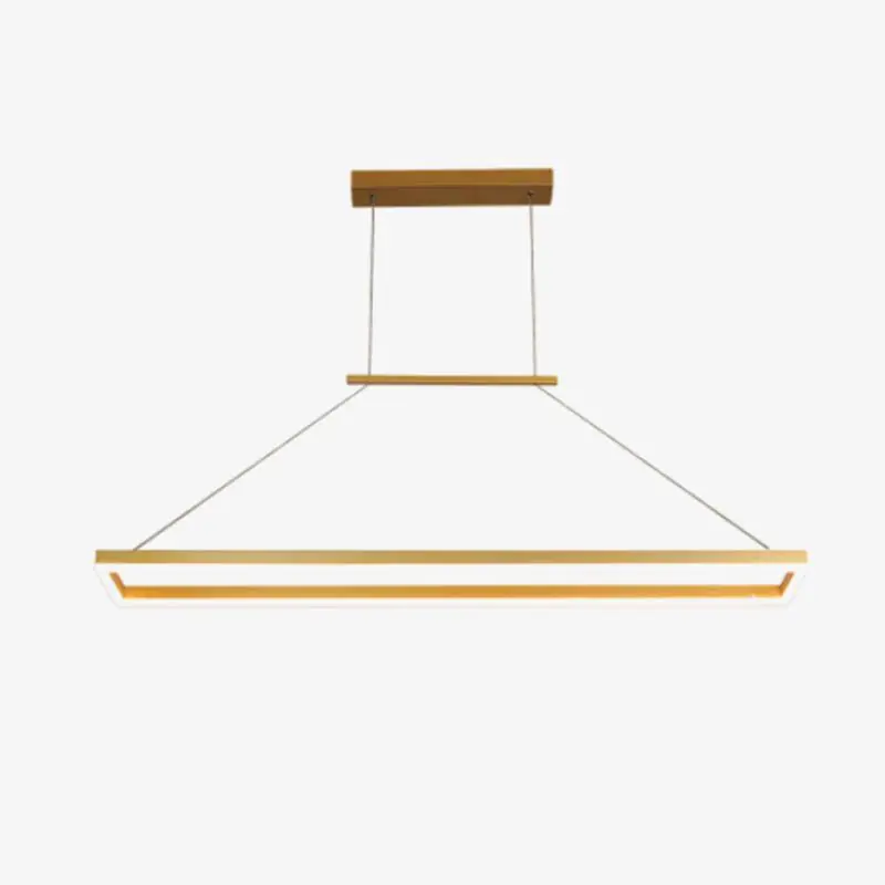 Lustre LED Arrondi Lofty - Design Moderne en Métal Doré ou Marron