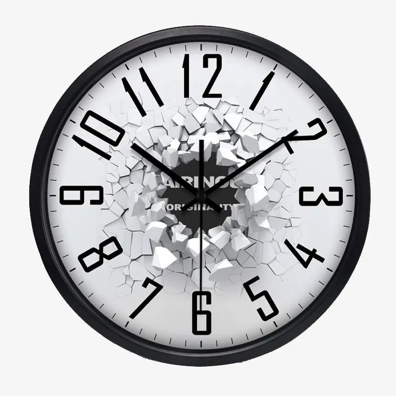 Horloge murale 3D Break Design.