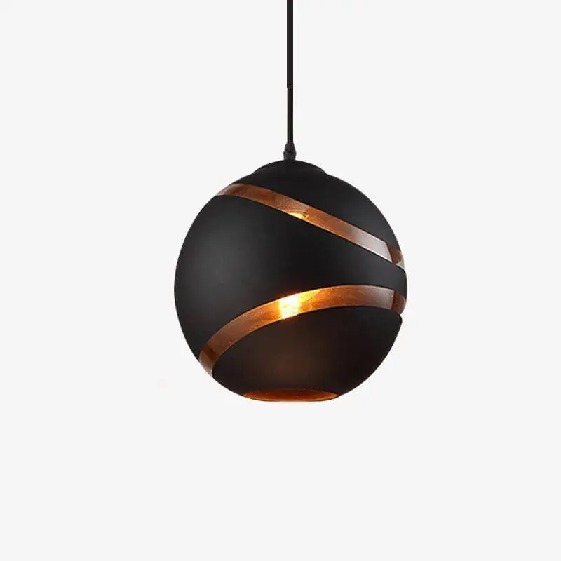 Suspension LED Lofty en verre de pierre naturelle