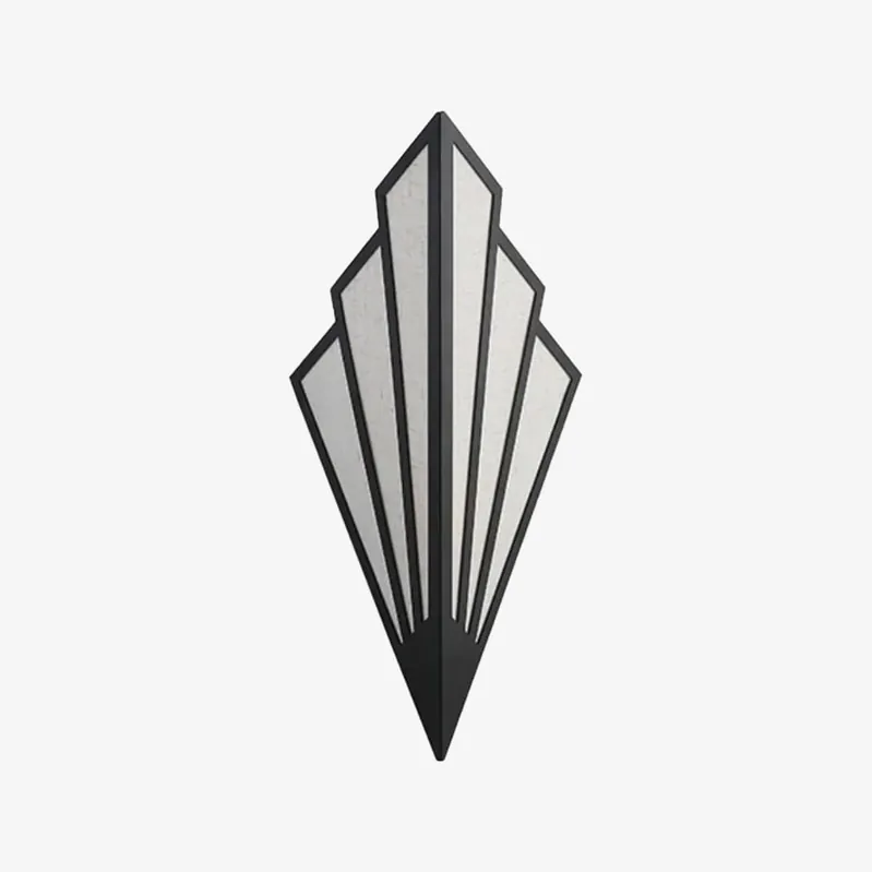 Applique murale LED triangulaire en métal design