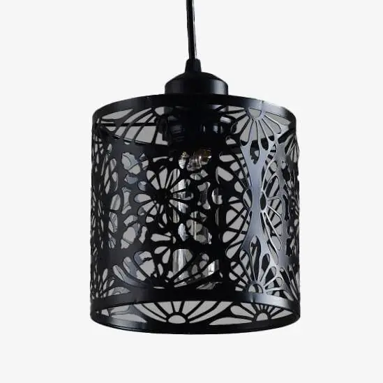Suspension Cone Noir Retro Nordic.