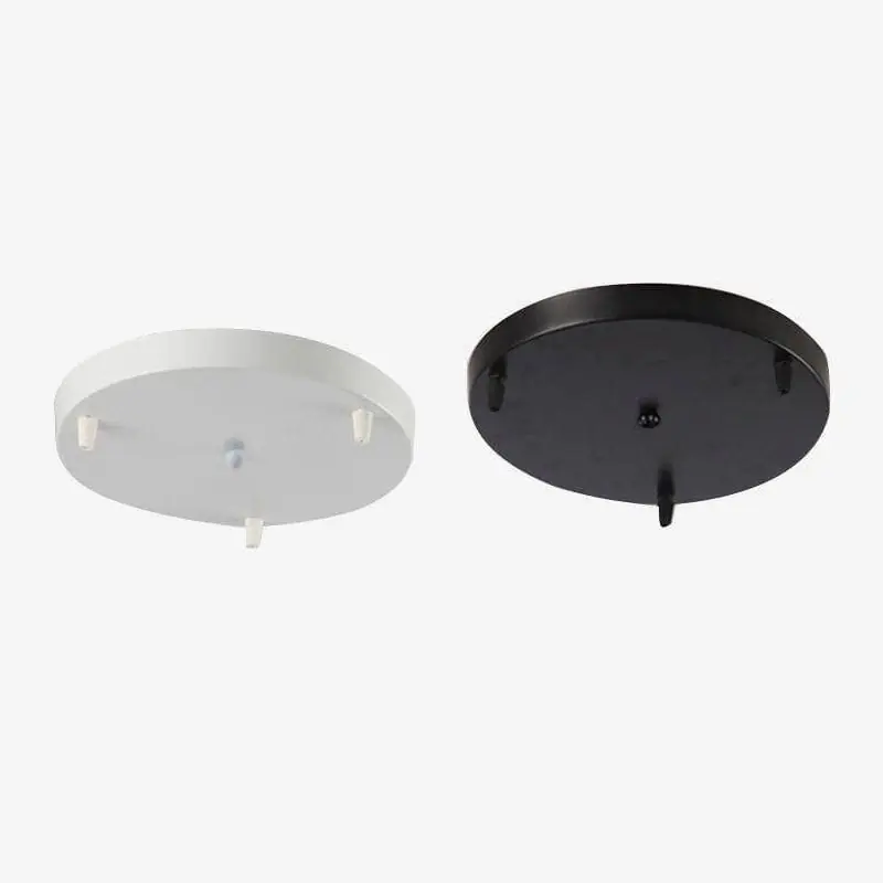 Support socle rond à 5 trous - Disponible en noir ou blanc
