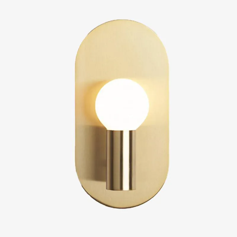 Applique murale dorée minimaliste « Éclat d'Or »