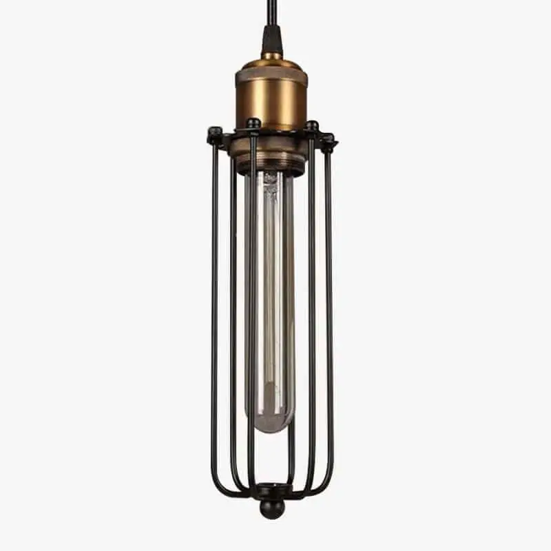 Suspension Vintage Industrielle Cage