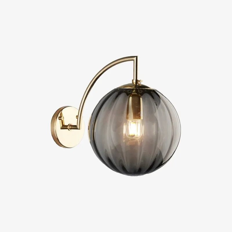 Applique murale LED dorée \\"Golden Glow\\"