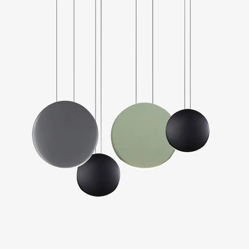 Suspension LED ronde en aluminium – Design élégant