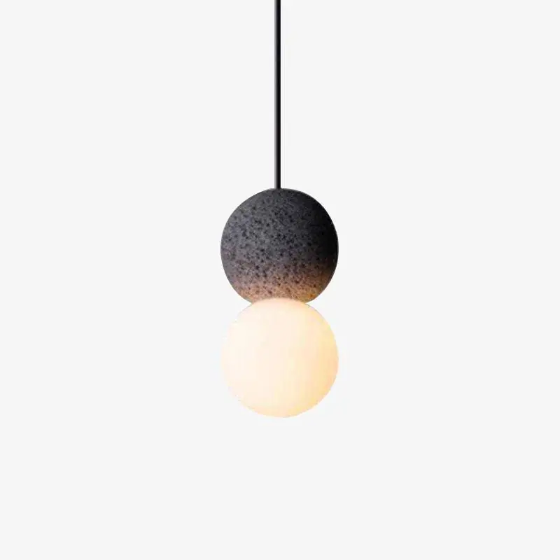 Design : Boules en ciment & verre