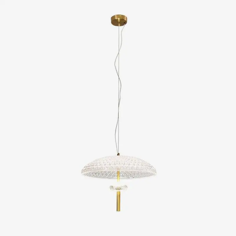 Suspension ovale en verre LED 'Lomye'