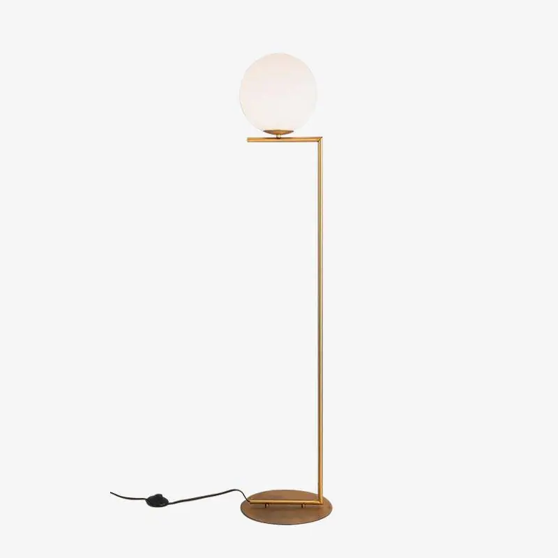 Lustre design avec boule en verre: Moderne et élégant