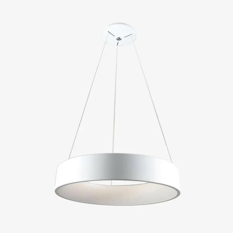 Lustre Design LED en Aluminium - Anneau Élégant