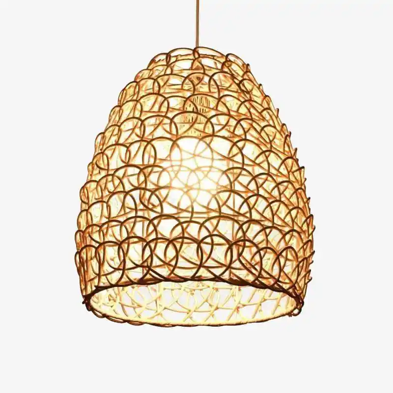 Suspension en bambou design Café cosy