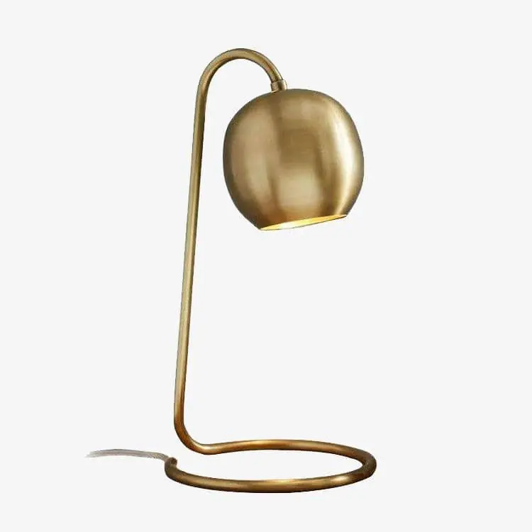 Lampes à poser dorées LED design