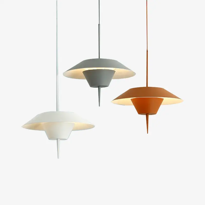 Suspension LED Design Conique Macaron