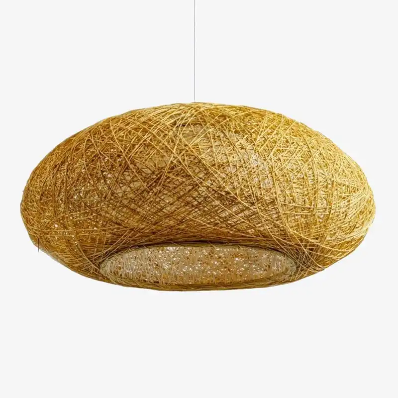 Suspension en bambou Vintage arrondie