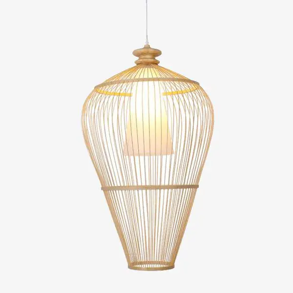 Suspension en bambou Cage Simple