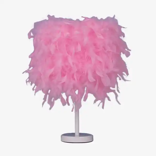 Lampe LED Plumes Colorées